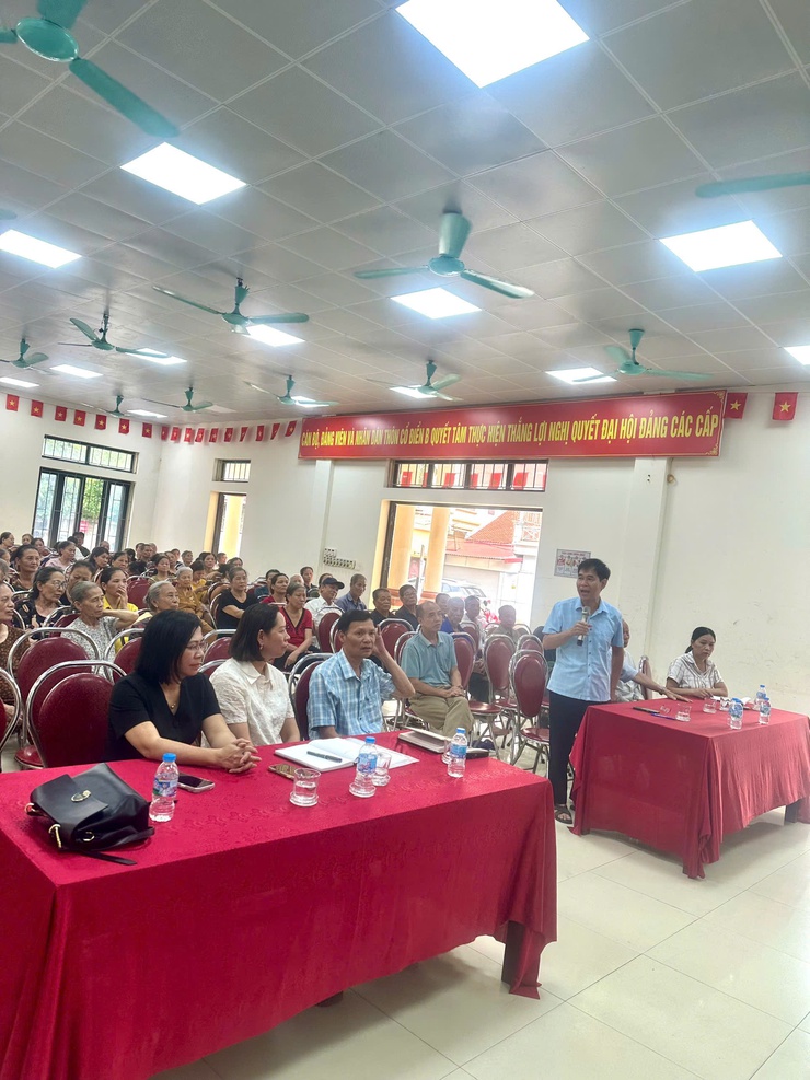 Nhân dân thôn Cổ Điển B thống nhất cao phương án sắp xếp đơn vị dân cư- Ảnh 2.