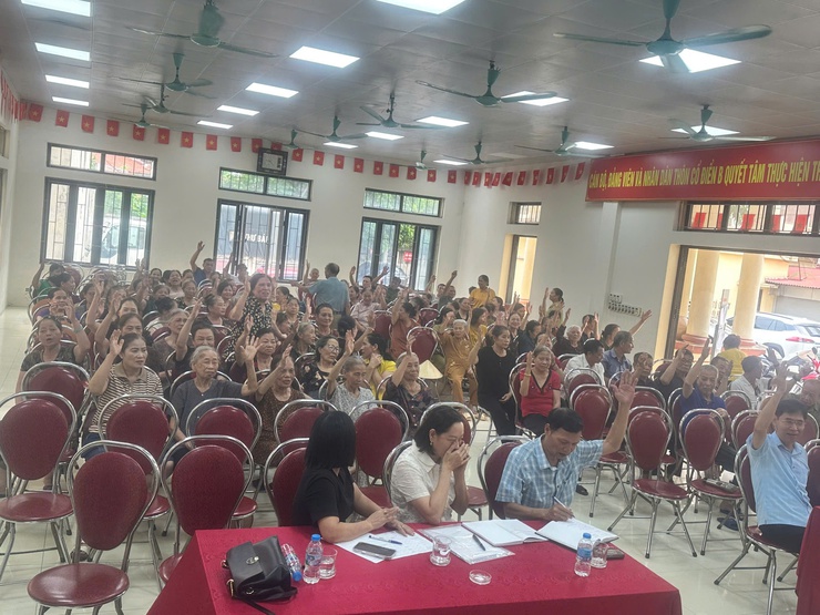 Nhân dân thôn Cổ Điển B thống nhất cao phương án sắp xếp đơn vị dân cư- Ảnh 3.