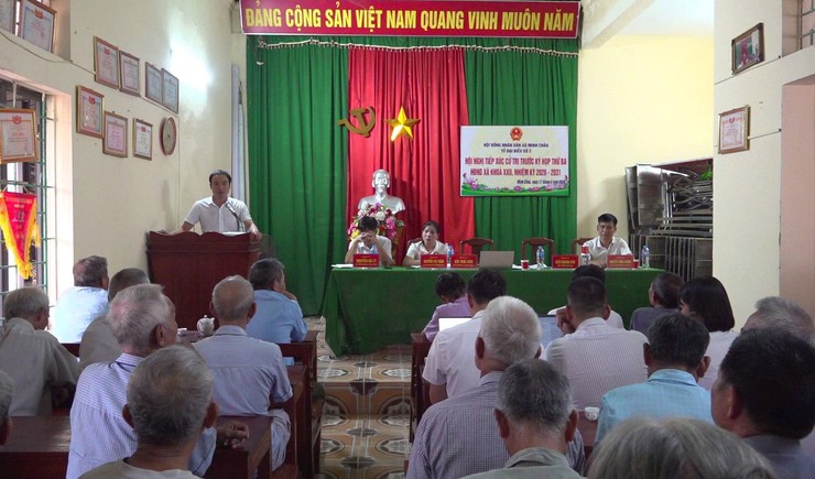 Xã Minh Châu tổ chức tiếp xúc cử tri trước kỳ họp thứ Ba – HĐND xã khóa XXII, nhiệm kỳ 2026 – 2031.- Ảnh 4.