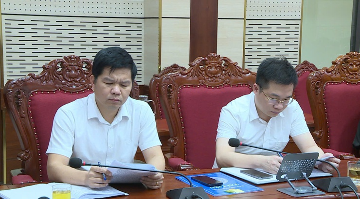 Đoàn Giám sát của Ban Thường vụ Đảng ủy xã làm việc với Đảng ủy UBND xã về kết quả công tác lãnh đạo, chỉ đạo, tổ chức thực hiện Nghị quyết số 57-NQ/TW của Bộ Chính trị- Ảnh 4.