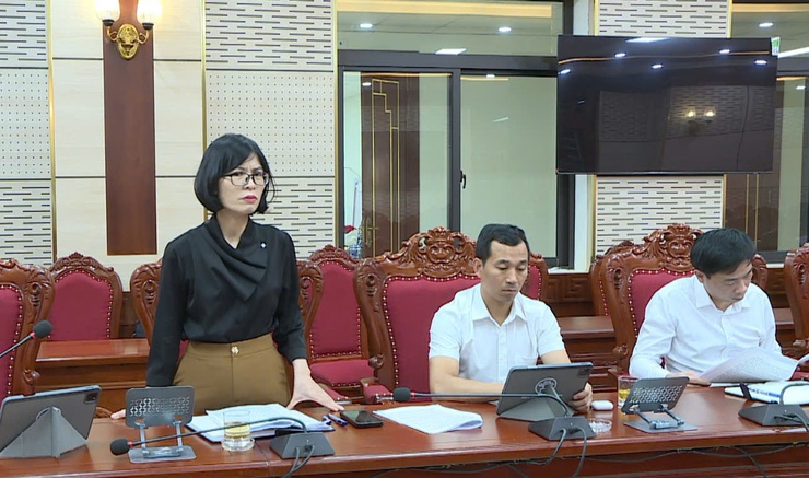 Đoàn Giám sát của Ban Thường vụ Đảng ủy xã làm việc với Đảng ủy UBND xã về kết quả công tác lãnh đạo, chỉ đạo, tổ chức thực hiện Nghị quyết số 57-NQ/TW của Bộ Chính trị- Ảnh 3.