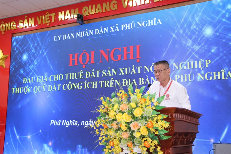 UBND xã Phú Nghĩa tổ chức phiên đấu giá cho thuê đất sản xuất nông nghiệp tại thôn Chi Nê- Ảnh 3.