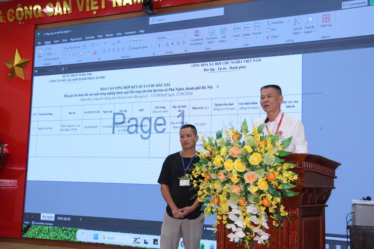 UBND xã Phú Nghĩa tổ chức phiên đấu giá cho thuê đất sản xuất nông nghiệp tại thôn Chi Nê- Ảnh 7. UBND xã Phú Nghĩa tổ chức phiên đấu giá cho thuê đất sản xuất nông nghiệp tại thôn Chi Nê- Ảnh 7.