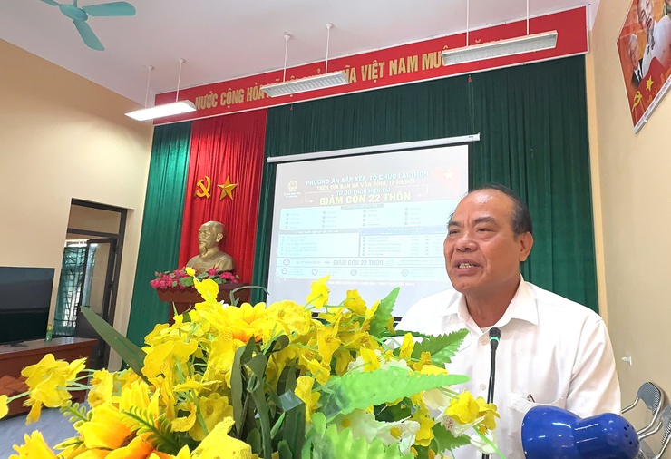 Thôn Vĩnh Thượng, Vĩnh Hạ : triển khai phương án, lấy ý kiến nhân dân sắp xếp lại thôn Vĩnh Thượng, Vĩnh Hạ- Ảnh 1.