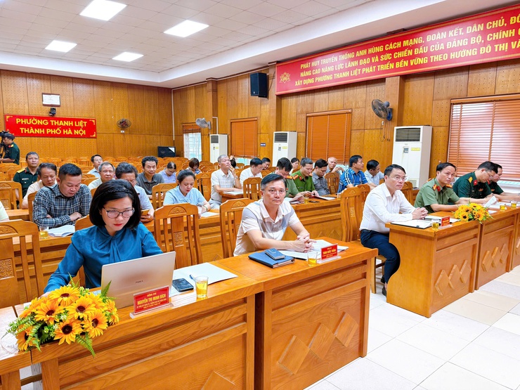 Phường Thanh Liệt: Hiệp đồng lực lượng, phương tiện thực hiện nhiệm vụ phòng thủ dân sự năm 2026- Ảnh 1.