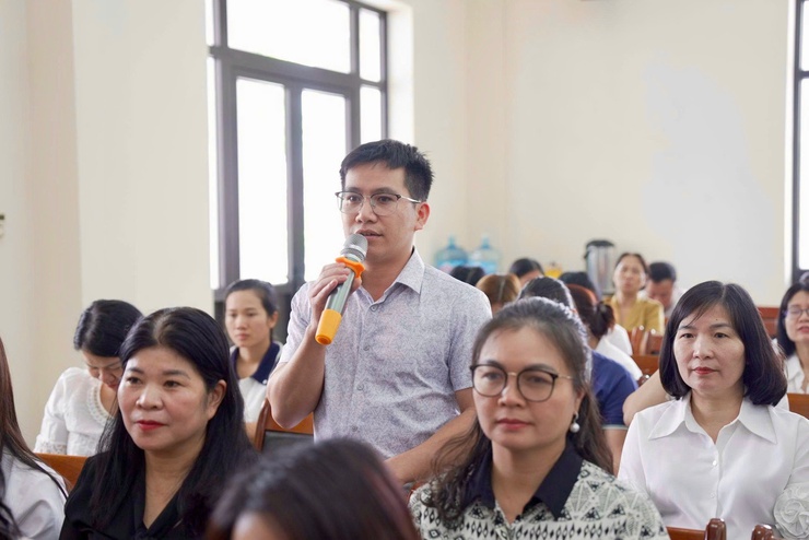 Hội nghị tập huấn phát triển hệ thống giáo dục - đào tạo trên địa bàn xã Thiên Lộc theo hướng chuẩn hóa và hội nhập quốc tế- Ảnh 17.