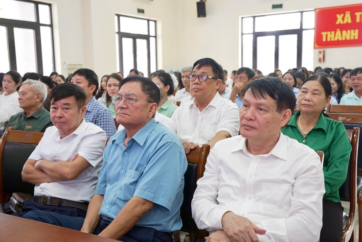 Hội nghị tập huấn phát triển hệ thống giáo dục - đào tạo trên địa bàn xã Thiên Lộc theo hướng chuẩn hóa và hội nhập quốc tế- Ảnh 8.