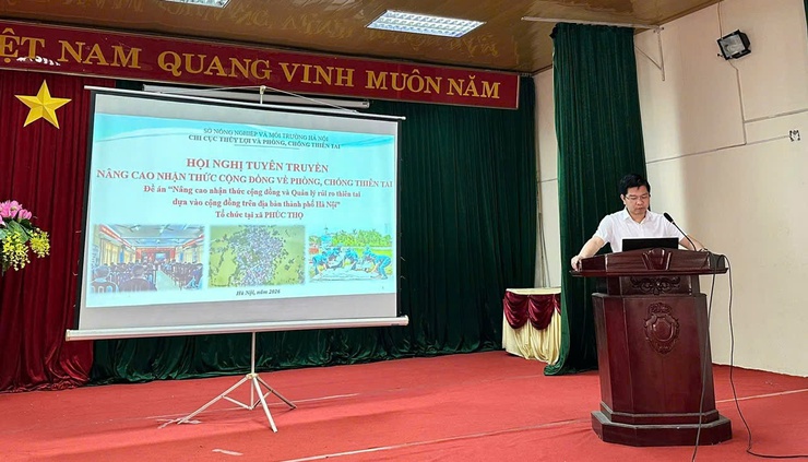 Phúc Thọ: Tuyên truyền nâng cao nhận thức cộng đồng về phòng, chống thiên tai- Ảnh 1.