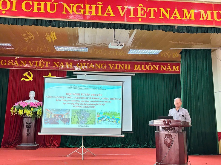 Phúc Thọ: Tuyên truyền nâng cao nhận thức cộng đồng về phòng, chống thiên tai- Ảnh 2.