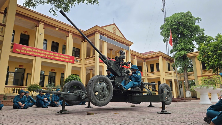 Ban CHQS xã Phú Nghĩa hoàn thành xuất sắc nhiệm vụ huấn luyện Đại đội dân quân pháo phòng không năm 2026- Ảnh 5.