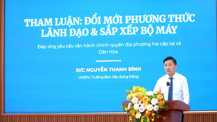 DÂN HÒA: MỘT NĂM VẬN HÀNH CHÍNH QUYỀN HAI CẤP - NHỮNG KẾT QUẢ ẤN TƯỢNG VÀ KHÁT VỌNG PHÁT TRIỂN- Ảnh 6.