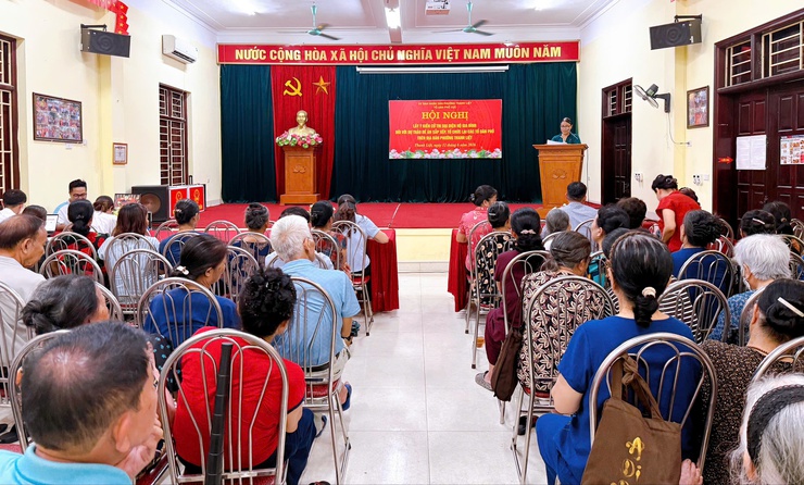 TDP Vực: 100% cử tri nhất trí với Đề án sắp xếp, tổ chức lại các tổ dân phố trên địa bàn phường- Ảnh 1.