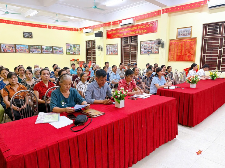 TDP Vực: 100% cử tri nhất trí với Đề án sắp xếp, tổ chức lại các tổ dân phố trên địa bàn phường- Ảnh 2.