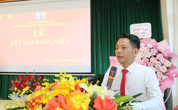 08 HỌC SINH ƯU TÚ TRƯỜNG THPT PHAN HUY CHÚ – QUỐC OAI VINH DỰ ĐƯỢC KẾT NẠP VÀO ĐẢNG- Ảnh 23.