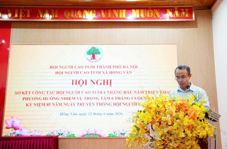 Hội người cao tuổi xã Hồng Vân sơ kết công tác hội, phong trào thi đua 6 tháng đầu năm, triển khai nhiệm vụ 6 tháng cuối năm 2026- Ảnh 5.