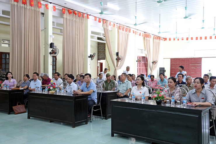 Tổ đại biểu số 1 HĐND xã Xuân Mai tiếp xúc cử tri thôn Tân Bình, Chiến Thắng, Tân Mai- Ảnh 1.