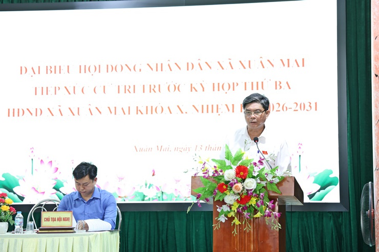 Tổ đại biểu số 1 HĐND xã Xuân Mai tiếp xúc cử tri thôn Tân Bình, Chiến Thắng, Tân Mai- Ảnh 2.