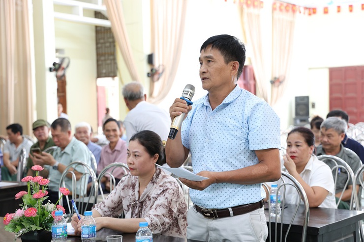 Tổ đại biểu số 1 HĐND xã Xuân Mai tiếp xúc cử tri thôn Tân Bình, Chiến Thắng, Tân Mai- Ảnh 4.