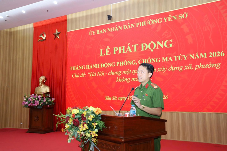 Phường Yên Sở: Chung tay xây dựng cộng đồng không ma túy- Ảnh 2.