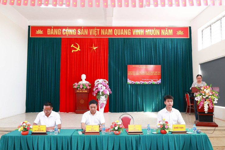 Tổ đại biểu số 2 HĐND xã tiếp xúc cử tri trước kỳ họp thường lệ giữa năm 2026- Ảnh 1.