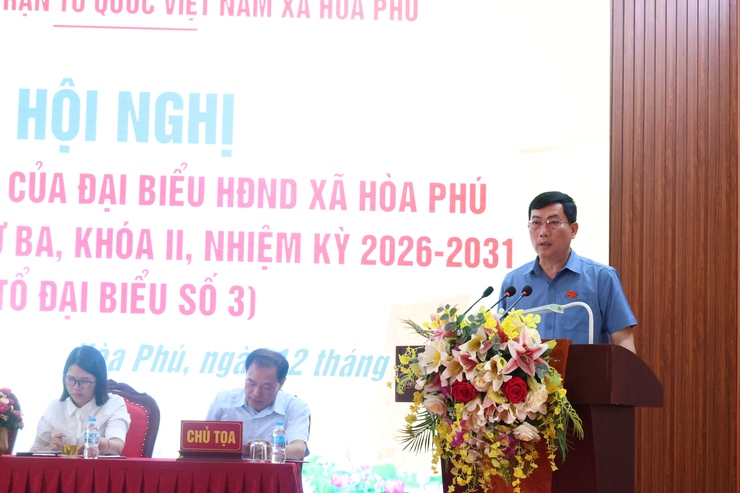 Tổ đại biểu số 3 HĐND xã đã tổ chức hội nghị tiếp xúc cử tri tại đơn vị bầu cử số 3 trước Kỳ họp thứ 3 HĐND xã khóa II- Ảnh 2.