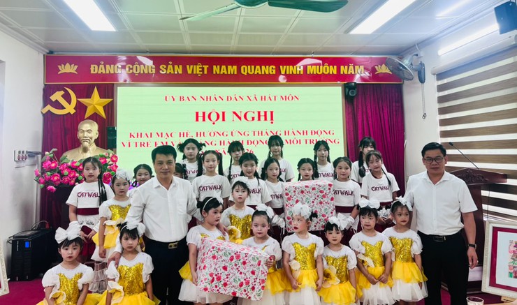 MÙA HÈ AN TOÀN – BỔ ÍCH: XÃ HÁT MÔN RỘN RÀNG KHAI MẠC HOẠT ĐỘNG HÈ NĂM 2026- Ảnh 3.