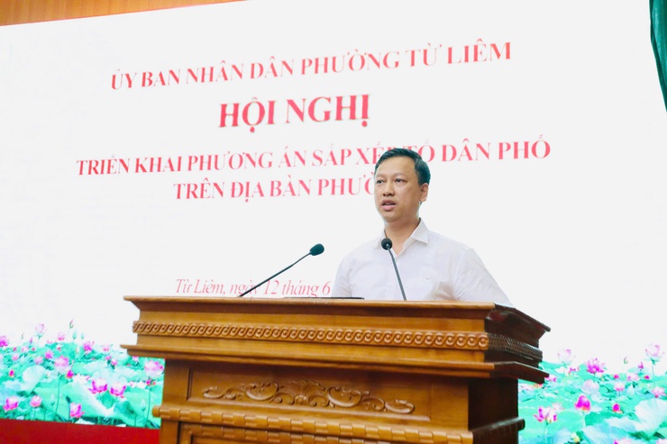 Phường Từ Liêm triển khai phương án sắp xếp Tổ dân phố trên
địa bàn phường
- Ảnh 6.