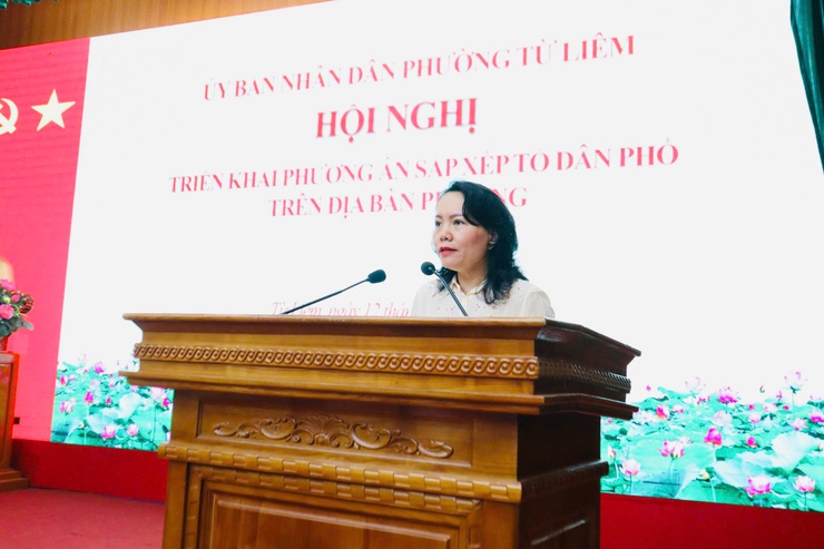 Phường Từ Liêm triển khai phương án sắp xếp Tổ dân phố trên
địa bàn phường
- Ảnh 3.