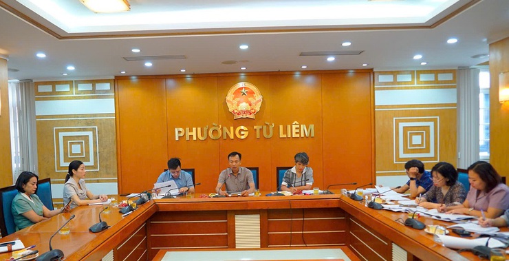 Ban Kinh tế - Ngân sách HĐND phường Từ Liêm thẩm tra các nội dung trình Kỳ họp thứ Hai HĐND phường khóa II- Ảnh 1.