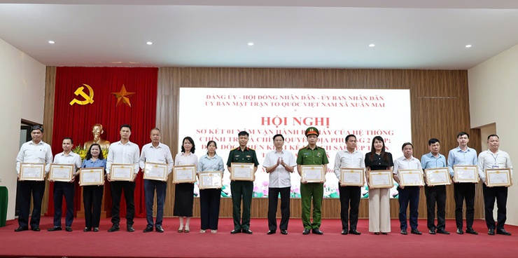 Xuân Mai sơ kết 1 năm vận hành chính quyền địa phương 2 cấp- Ảnh 5.