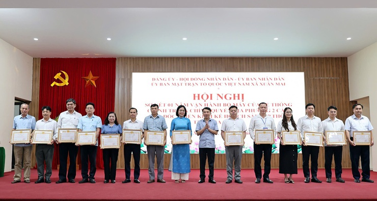 Xuân Mai sơ kết 1 năm vận hành chính quyền địa phương 2 cấp- Ảnh 4.