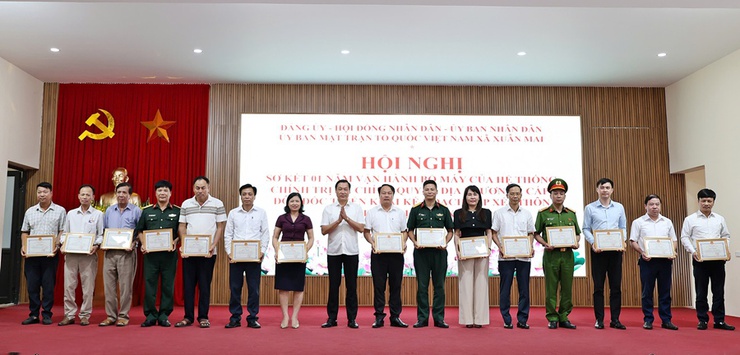 Xuân Mai sơ kết 1 năm vận hành chính quyền địa phương 2 cấp- Ảnh 6.
