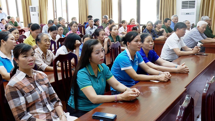 UBMTTQ VIỆT NAM XÃ ỨNG HÒA TỔ CHỨC HỘI NGHỊ TUYÊN TRUYỀN DỰ THẢO ĐỀ ÁN SẮP XẾP THÔN TRÊN ĐỊA BÀN XÃ- Ảnh 2.
