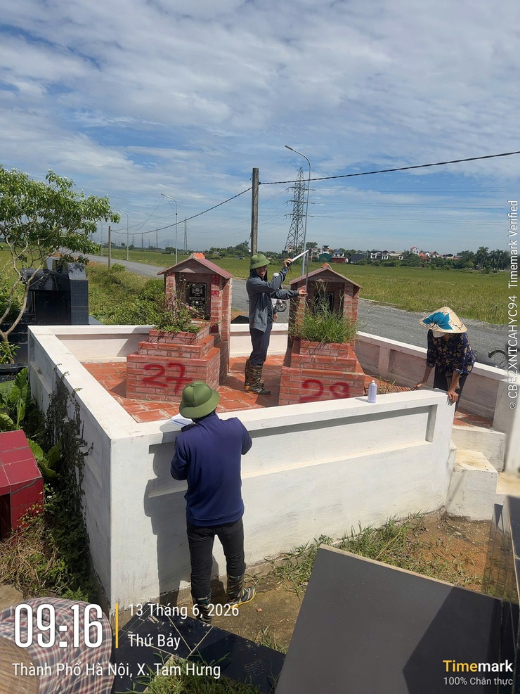 Xã Tam Hưng: Thận trọng, trách nhiệm trong công tác di chuyển mồ mả phục vụ Dự án Thể thao quốc tế Hà Nội- Ảnh 2.