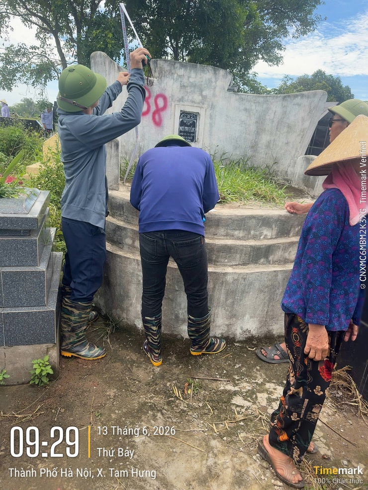 Xã Tam Hưng: Thận trọng, trách nhiệm trong công tác di chuyển mồ mả phục vụ Dự án Thể thao quốc tế Hà Nội- Ảnh 5.