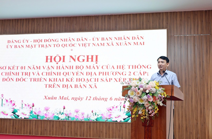 Xuân Mai sơ kết 1 năm vận hành chính quyền địa phương 2 cấp- Ảnh 14.