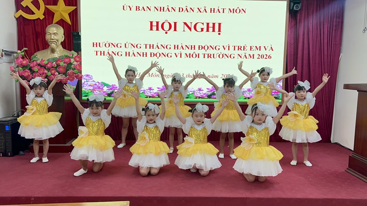 MÙA HÈ AN TOÀN – BỔ ÍCH: XÃ HÁT MÔN RỘN RÀNG KHAI MẠC HOẠT ĐỘNG HÈ NĂM 2026- Ảnh 1.