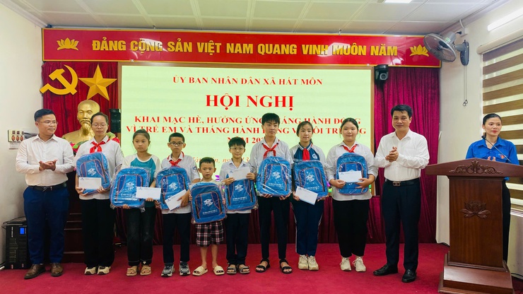 MÙA HÈ AN TOÀN – BỔ ÍCH: XÃ HÁT MÔN RỘN RÀNG KHAI MẠC HOẠT ĐỘNG HÈ NĂM 2026- Ảnh 8.