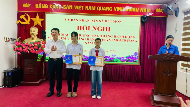 MÙA HÈ AN TOÀN – BỔ ÍCH: XÃ HÁT MÔN RỘN RÀNG KHAI MẠC HOẠT ĐỘNG HÈ NĂM 2026- Ảnh 9.