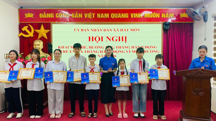 MÙA HÈ AN TOÀN – BỔ ÍCH: XÃ HÁT MÔN RỘN RÀNG KHAI MẠC HOẠT ĐỘNG HÈ NĂM 2026- Ảnh 12.