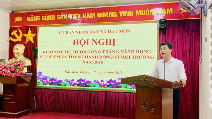 MÙA HÈ AN TOÀN – BỔ ÍCH: XÃ HÁT MÔN RỘN RÀNG KHAI MẠC HOẠT ĐỘNG HÈ NĂM 2026- Ảnh 13.