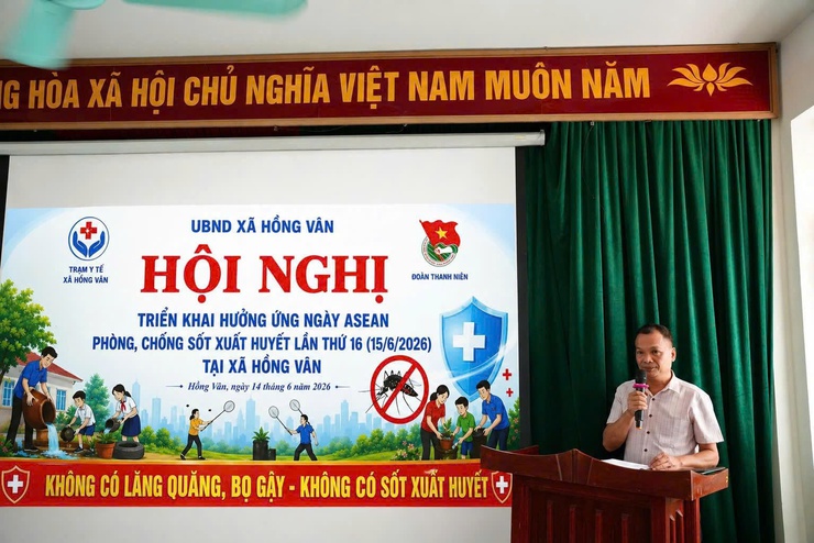 Xã Hồng Vân triển khai hưởng ứng ngày ASEAN phòng, chống sốt xuất huyết 15/6- Ảnh 4.