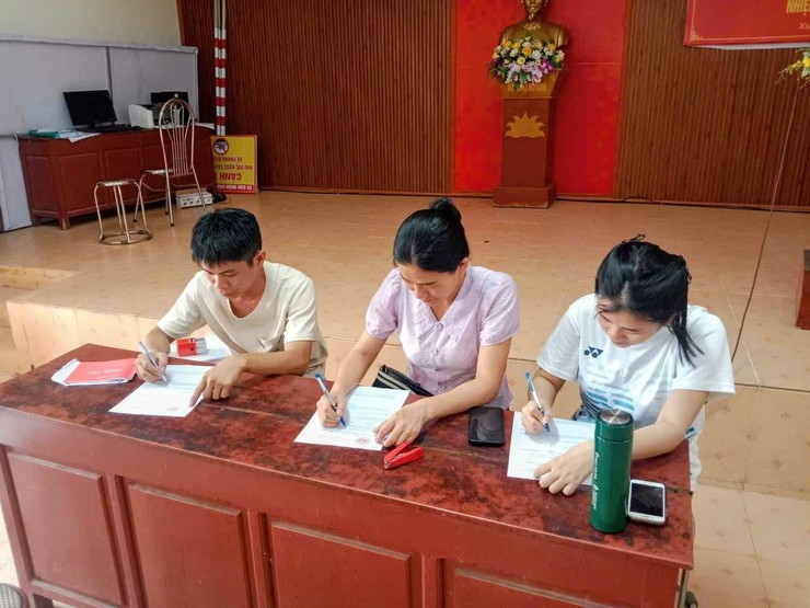 Xã Xuân Mai tổ chức lấy ý kiến nhân dân về Đề án sắp xếp thôn, nhận được sự đồng thuận cao- Ảnh 5.