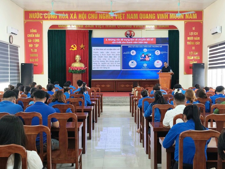 Đoàn Thanh niên xã Thượng Phúc tham gia lớp bồi dưỡng nghiệp vụ công tác Đoàn thanh niên cơ sở năm 2026- Ảnh 1.