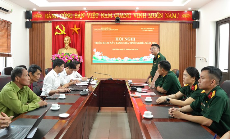 Công ty khai thác khoáng sản - Binh đoàn 19 phối hợp với UBND xã Bát Tràng triển khai xây tặng nhà tình nghĩa năm 2026- Ảnh 1.