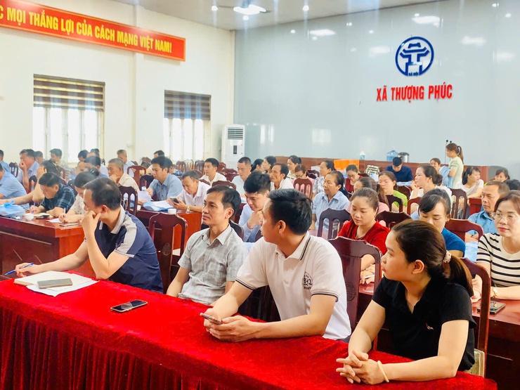 UBND xã Thượng Phúc triển khai hội nghị lấy ý kiến Nhân dân về Đề án sáp nhập thôn, xóm, cụm dân cư- Ảnh 2.