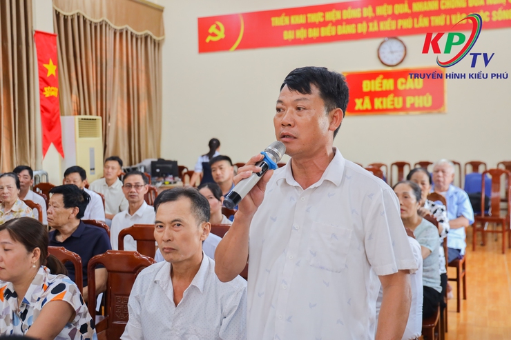UBND xã Kiều Phú triển khai kế hoạch sắp xếp thôn trên địa bàn xã- Ảnh 7.