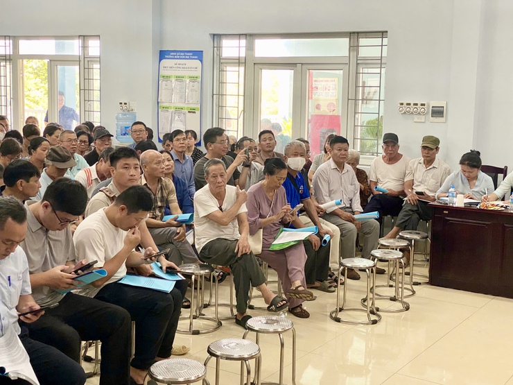XÃ ĐẠI THANH TỔ CHỨC HỘI NGHỊ THÔNG BÁO CHỦ TRƯƠNG THỰC HIỆN DỰ ÁN TRỤC KHÔNG GIAN QUỐC LỘ 1A GẮN VỚI CHỈNH TRANG, TÁI THIẾT ĐÔ THỊ- Ảnh 4.