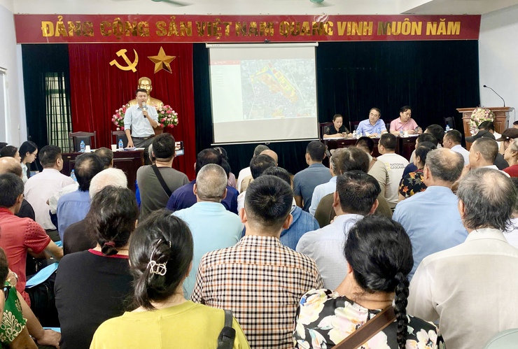 XÃ ĐẠI THANH TỔ CHỨC HỘI NGHỊ THÔNG BÁO CHỦ TRƯƠNG THỰC HIỆN DỰ ÁN TRỤC KHÔNG GIAN QUỐC LỘ 1A GẮN VỚI CHỈNH TRANG, TÁI THIẾT ĐÔ THỊ- Ảnh 1.