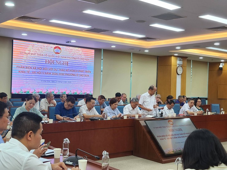 Hội nghị phản biện xã hội đối với dự thảo Kế hoạch phát triển kinh tế- xã hội 5 năm giai đoạn 2026- 2030- Ảnh 3.